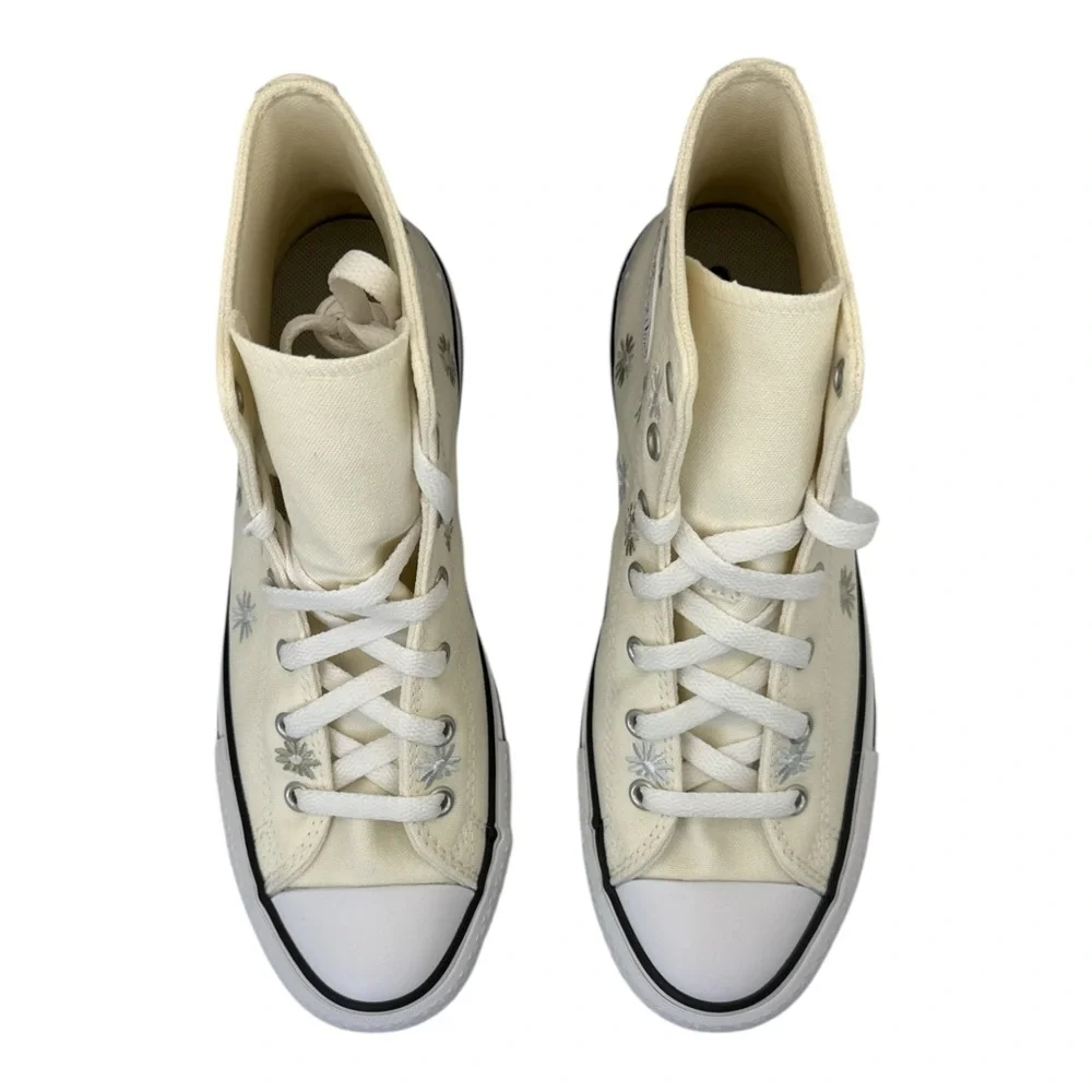 Converse Kids' Girl Chuck Taylor All Star Eva Lift High Top Embroidery Sneaker 6